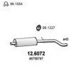 FIAT 1740154030 Middle Silencer